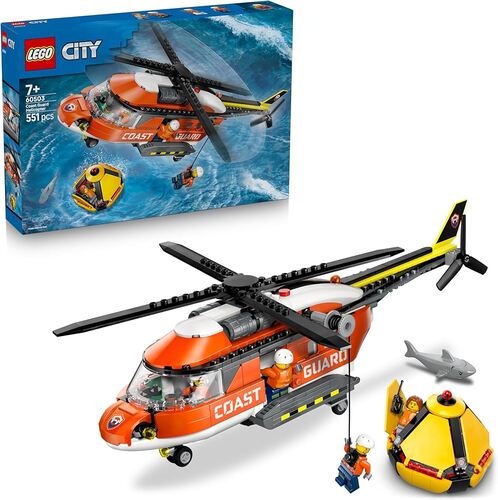 Lego City 60503 elicottero guardia costiera