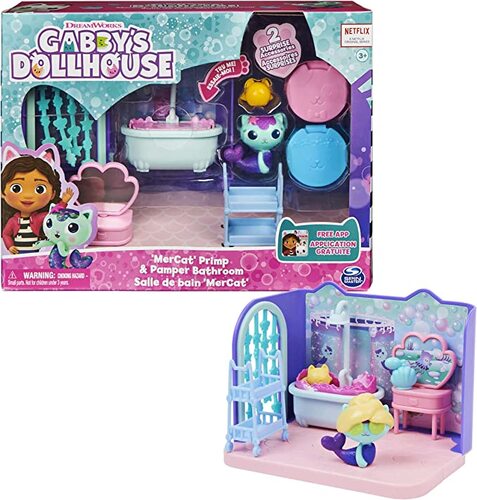 6062036 GABBY DOLLHOUSE I playset della casa - Bagno