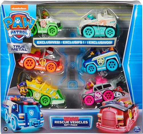 6064139 PAW PATROL set pack veicoli neon