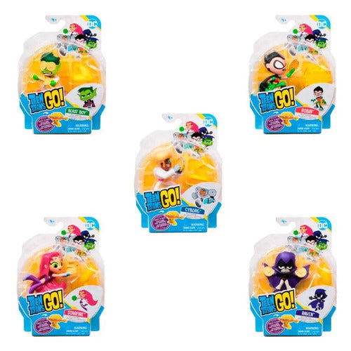 6070381 TEEN TITANS GO Mini Personaggi SINGOLO- 5 varianti