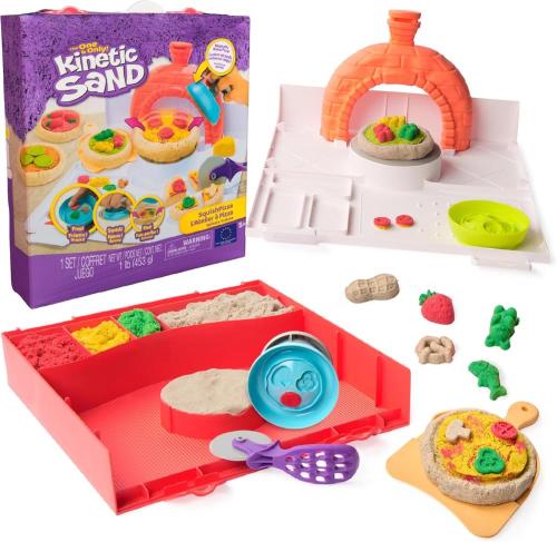 6072551 KINETIC SAND Squish Pizza