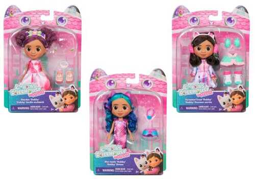 6072885 GABBY'S DOLLHOUSE MOVIE Small doll singola-3 varianti