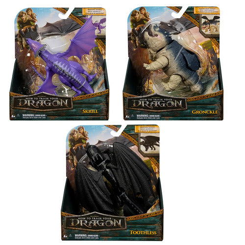 6074171 DRAGONS drago base singolo - 3 varianti