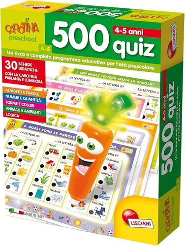 EDUCATIVO 60900 CAROTINA PENNA PARLANTE 500 DOMANDE 4-5 ANNI