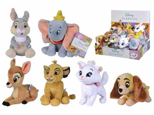 6315876253 Peluche Animals Disney singolo cm.20- 6 asstd