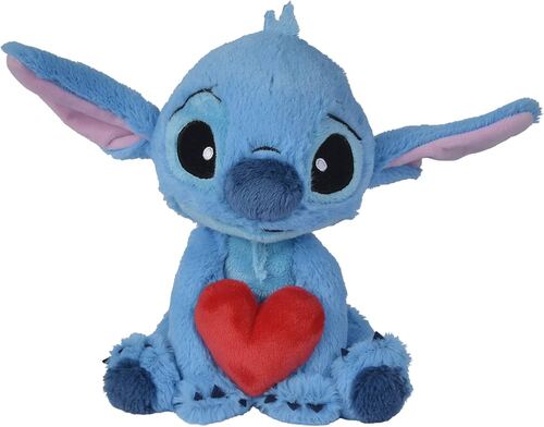 6315876995X06 Peluche Stitch con cuore cm.25