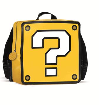 TEMPO LIBERO 63896 ZAINETTO SAGOMATO QUESTION BLOCK NINTENDO