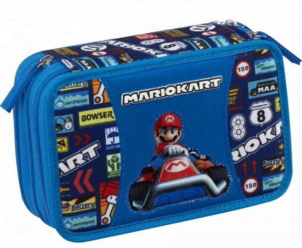 SCUOLA 65102 ASTUCCIO 3 ZIP MARIOKART