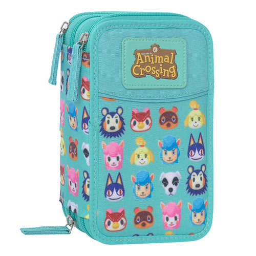 SCUOLA 65137 ASTUCCIO 3 ZIP ANIMAL CROSSING