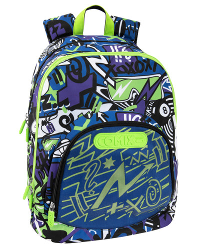 SCUOLA 69719BO ZAINO ORG.COMIX BRIGHT BOY CON LED