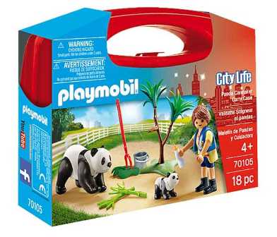 Playmobil 70105 valigetta custode dei panda