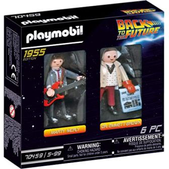 Playmobil 70459 MARTY MCFLY CON IL DR.EMMETT 'DOC' BROW