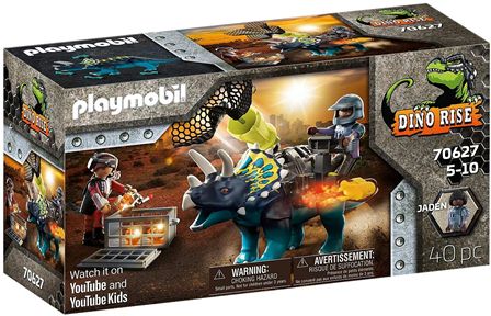 Playmobil 70627 TRICERATOPO: ASSALTO ALLE PIETRE LEGGEND