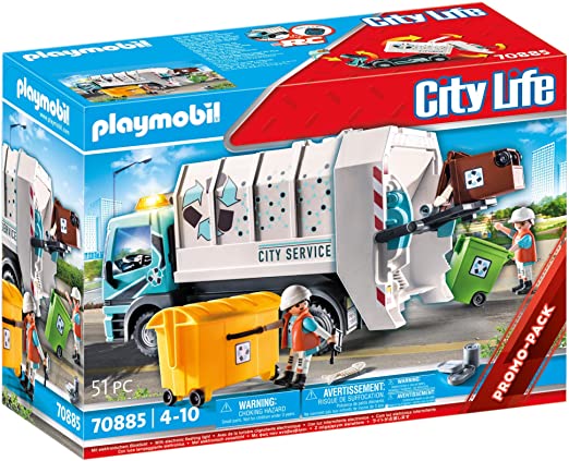 Playmobil 70885 CAMION SMALTIMENTO RIFIUTI CON LAMPEGGIANTE