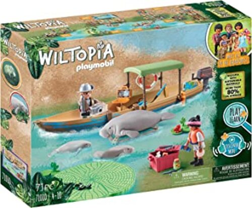 Playmobil 71010 WILTOPIA - GITA IN BARCA E LAMANTINI DELLA FORESTA AMAZZONICA