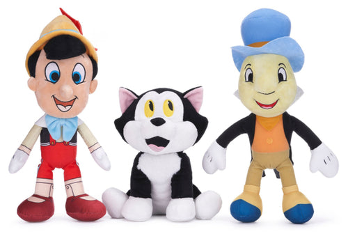 71285D PELUCHE PINOCCHIO SINGOLO 30CM,3 VARIANTI