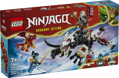Lego Ninjago 71863 Zilvar e Grimtak la bestia drago