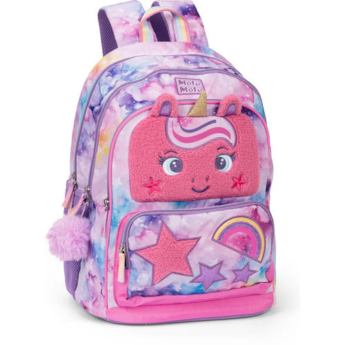 SCUOLA 72606UN ZAINO ROUND UNICORN MOFUMOFU