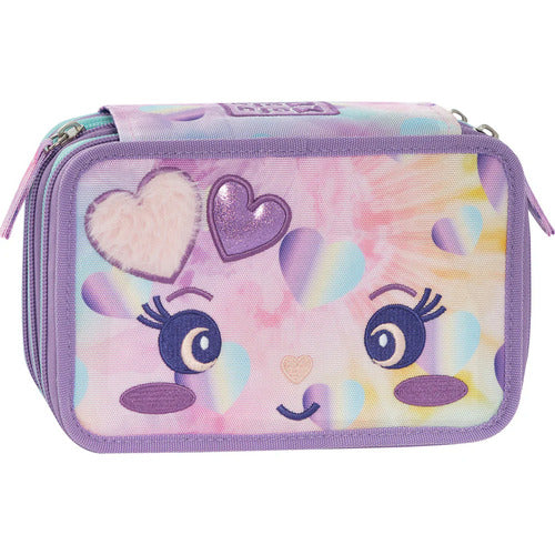 SCUOLA 72612RB ASTUCCIO 3 ZIP RABBIT MOFUMOFU