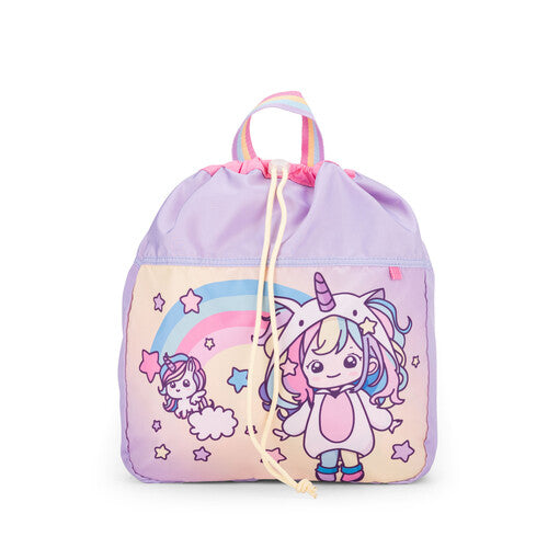 TEMPO LIBERO 73787UN ZAINO COULISSE UNICORNO