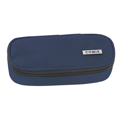 SCUOLA 73829BL ASTUCCIO OVALE BLU COMIX