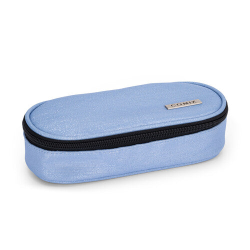 SCUOLA 74119LA ASTUCCIO OVALE LUREX AZZURRO COMIX