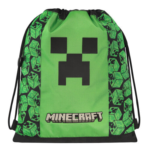 TEMPO LIBERO 74362 ZAINO COULISSE CON TASCA PIXEL MINECRAFT