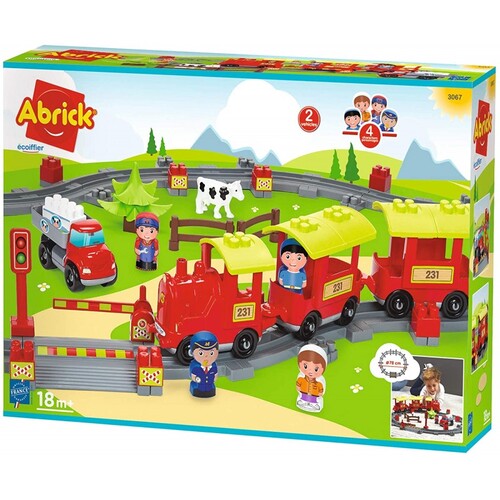PRIMA INFANZIA 7600003067 EC ABRICK COSTRUZIONI PISTA TRENINO