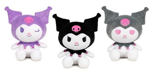760025753 PELUCHE KUROMI SINGOLO 22CM,3 VARIANTI