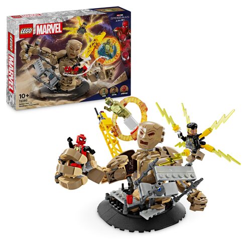 Lego Super Heroes 76280 Spiderman vs. Uomo sabbia