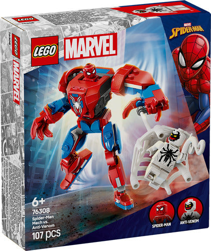 Lego Marvel 76308 Mech di Spider man contro Anti-Venom