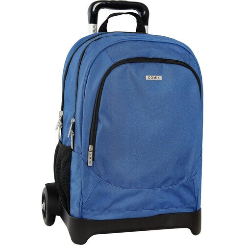 SCUOLA 76565GB ZAINO TROLLEY STACC.GLITTER BLU COMIX