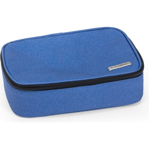 SCUOLA 76570GB ASTUCCIO RETT.ORG.GLITTER BLU COMIX