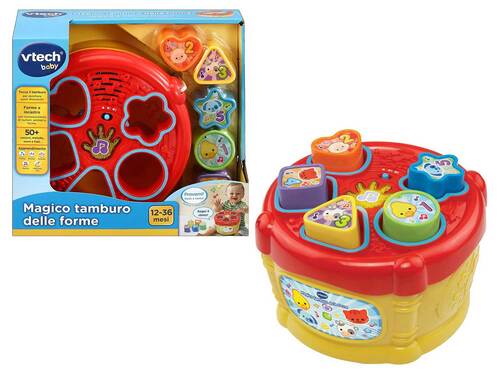 PRIMA INFANZIA 80-185107-007 Magico tamburo delle formine
