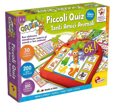 EDUCATIVO 80021 CAROTINA PICCOLI QUIZ TANTI AMICI ANIMALI