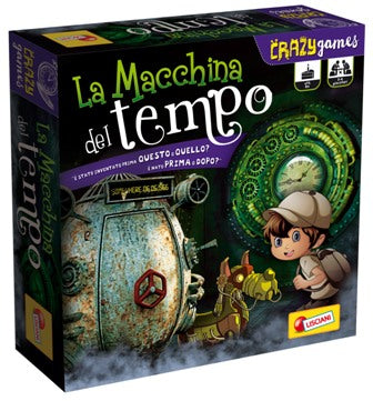 GIOCO DI SOCIETA' 80700 CRAZY GAMES - LA MACCHINA DEL TEMPO