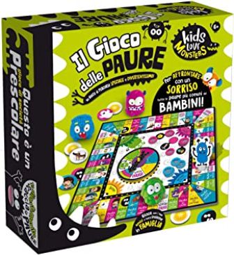 GIOCO DI SOCIETA' 82759 KIDS LOVE MONSTERS IL GIOCO DELLE PAURE