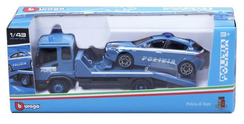 926584.012 CARRO ATTREZZI POLIZIA CON AUTO 1:43