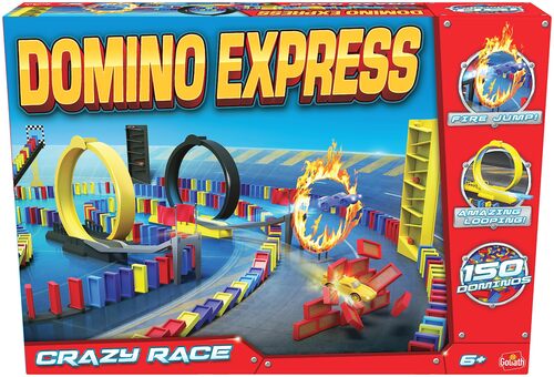 GIOCO DI SOCIETA' 928796.104 DOMINO EXSPRESS- CRAZY RACE