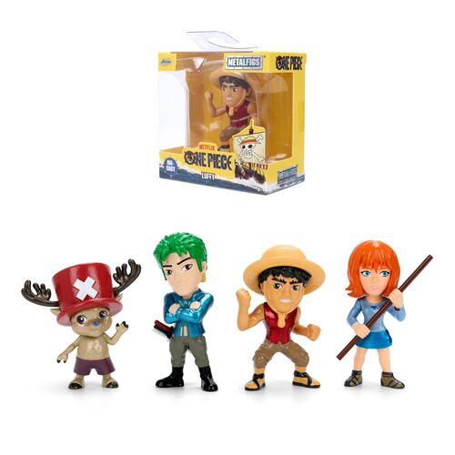 9385373300W01 Minifigure Metalfigs One Piece singolo 6,5cm, 4 varianti