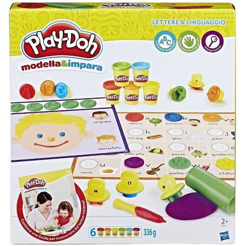 B3407 PLAY DOH MODELLA E IMPARA - LETTERE E LINGUAGGIO