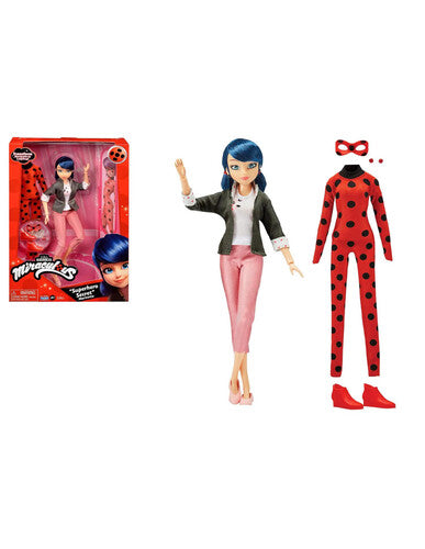 BANT04747 Bambola Miracolous LadyBug Doppio Abito