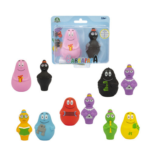 BAP04000 BARBAPAPA' COPPIA PERSONAGGI W1 8CM - 5 VARIANTI