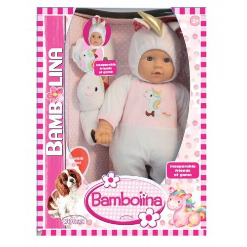 BD1873 BAMBOLINA UNICORNO 41CM C/PLUSH
