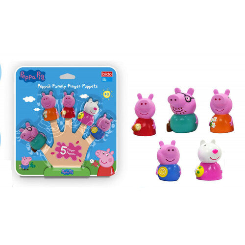 BLD8170 PEPPA PIG FAMIGLIA MARIONETTE DA DITO