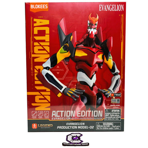 BLK73512 Blokees Figures - Ultra Action Figure - Legacy Edition - Evangelion Unit 02