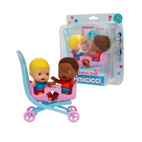 CC019000 CICCIOBELLO AMICICCI PASSEGGINO DOPPIO
