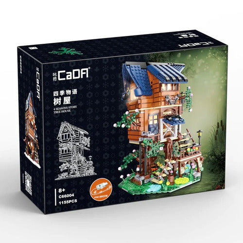 DBLC66004W Cada - Four Seasons Story Tree House 1155 pcs