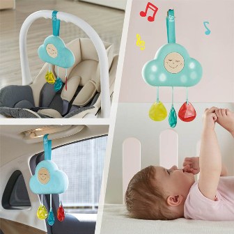 PRIMA INFANZIA E0619 Lampada nuvoletta musicale