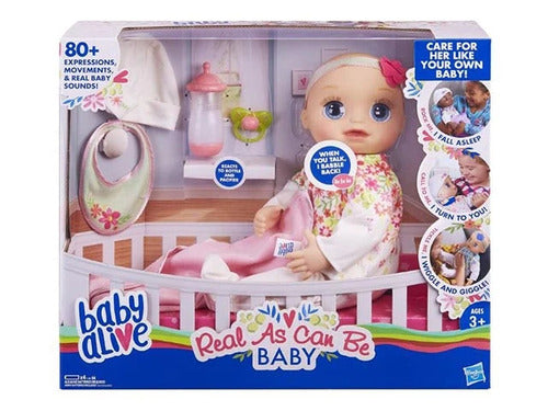 VINTAGE 2017 BAMBOLA BABY ALIVE REAL AS CAN BE